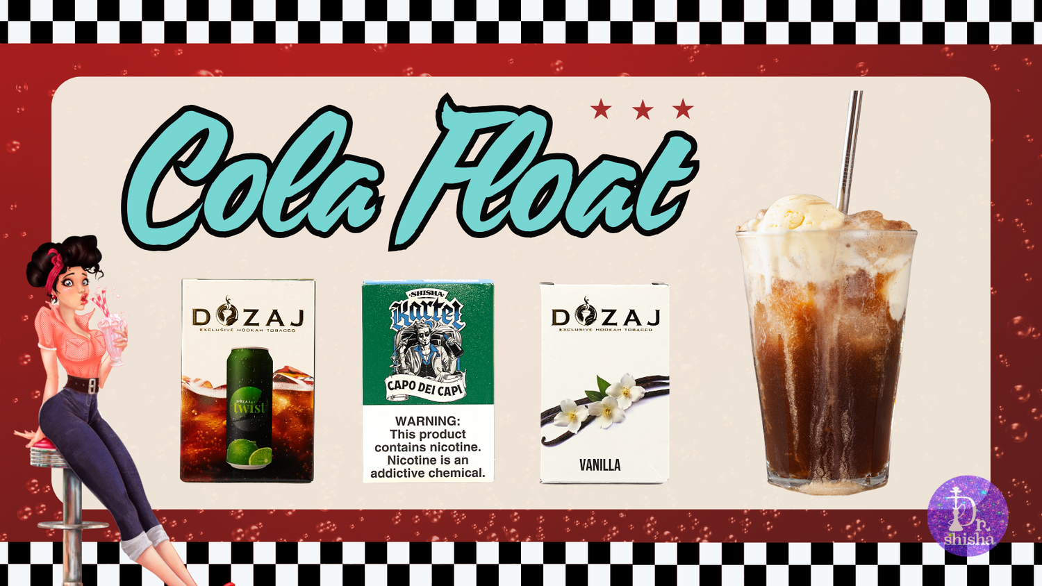 MIXシーシャの作り方! コーラフロート味