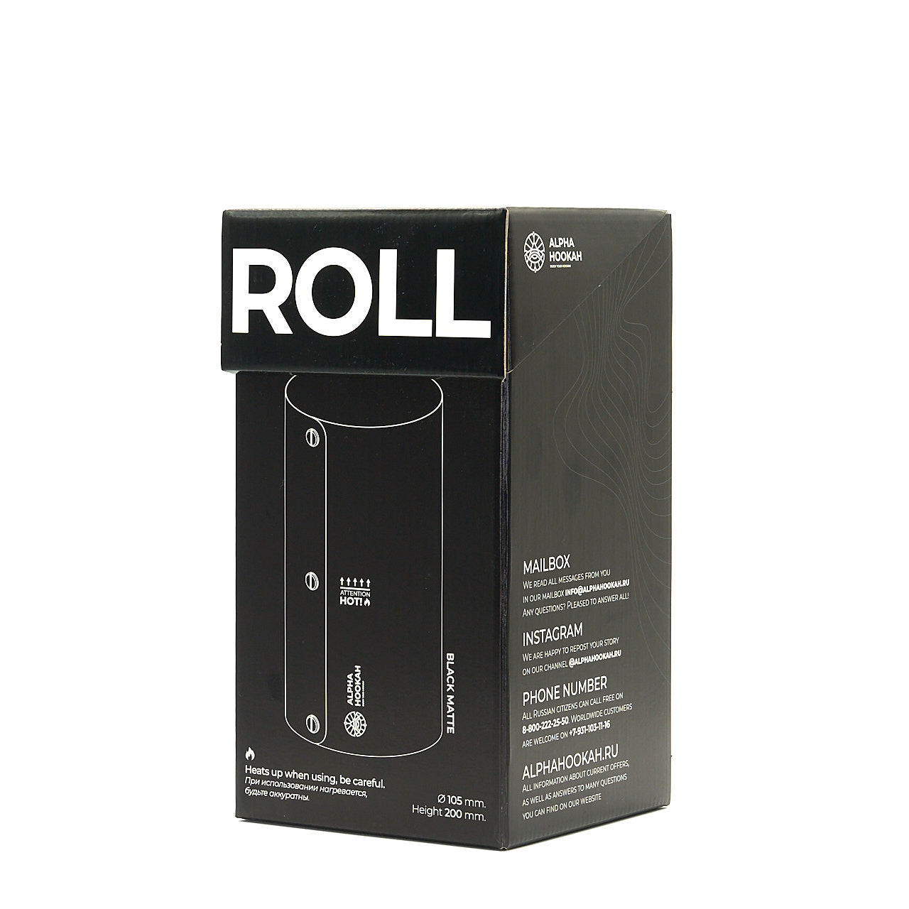 ALPHA ROLL (Black Matte)